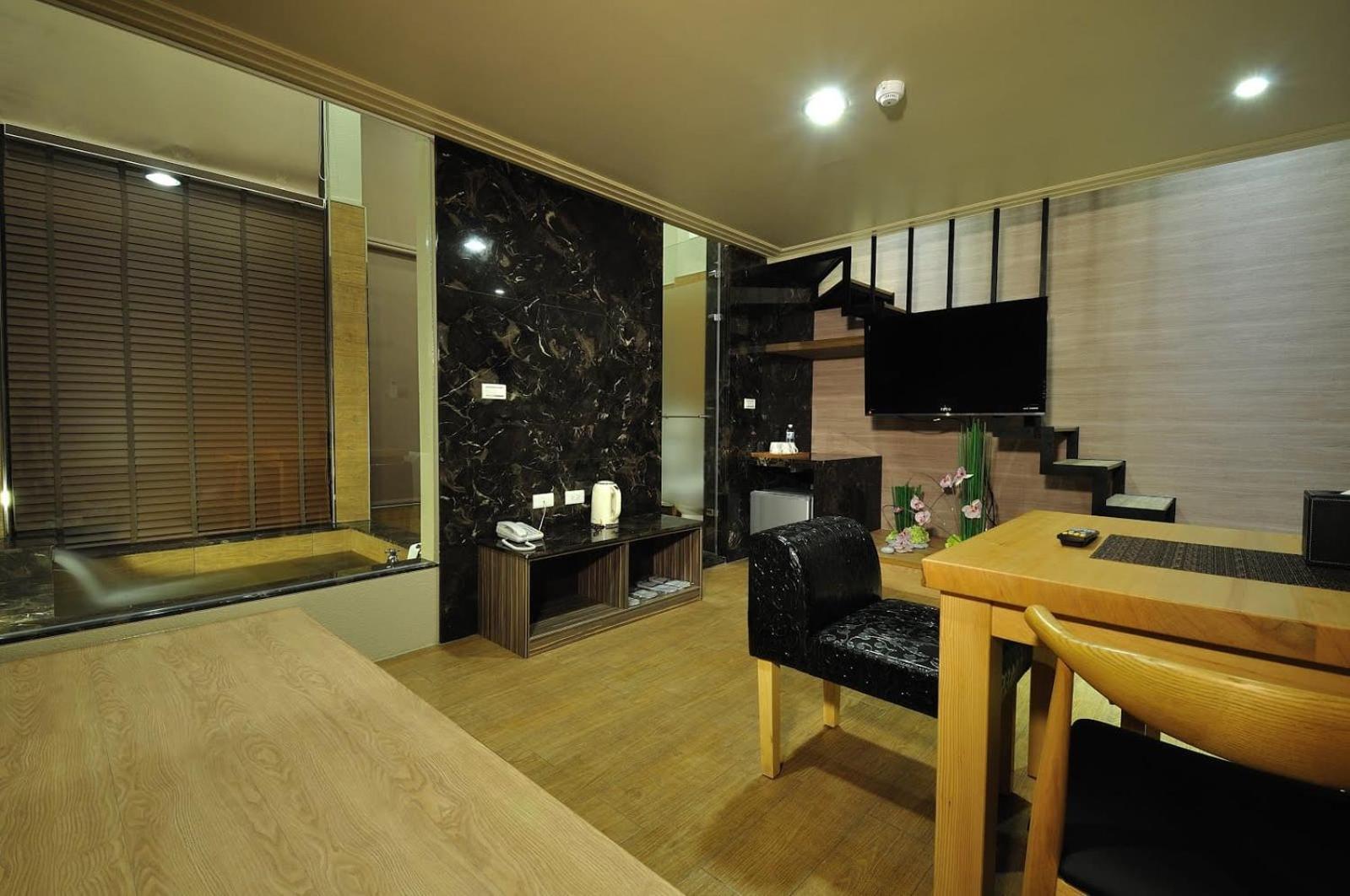 58˚ Hotspring Hotel Jiaoxi Rom bilde